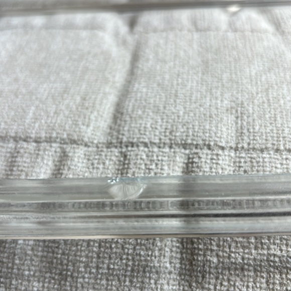 Vintage Pyrex 1 1/4 quart Snowflake Milkglass - Picture 5 of 6